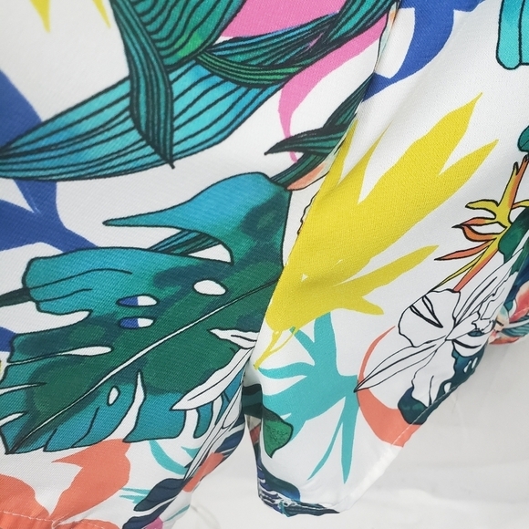 Toxik3 Multicolored Off the Shoulder Romper Sz 2X - Picture 6 of 10